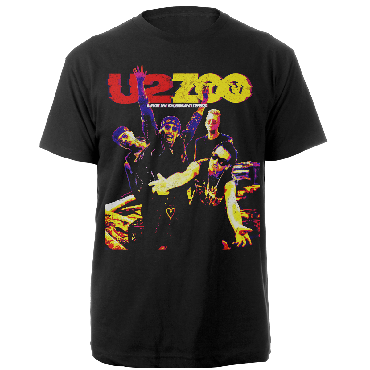 Zooropa Band Cutout Tee - Black – U2 Australia