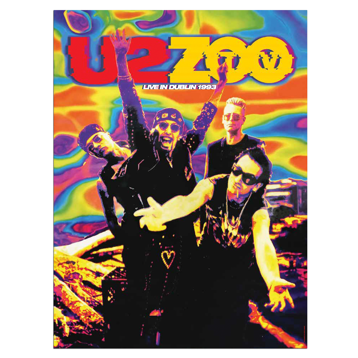 Zoo Silver Foil Poster