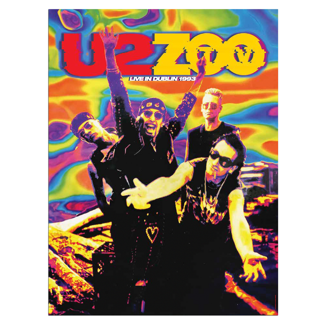 Zoo Silver Foil Poster – U2 Australia