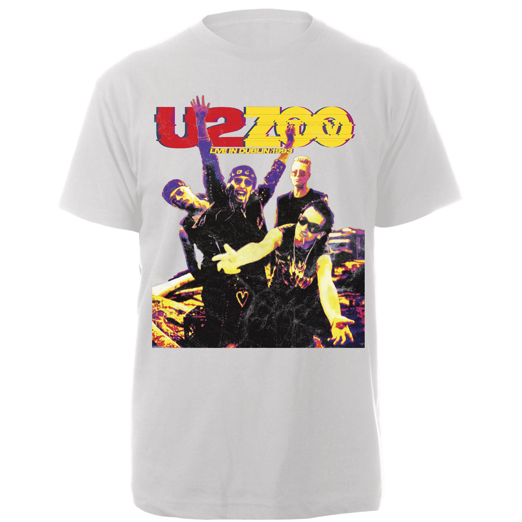 Zooropa Band Cutout Tee - White – U2 Australia