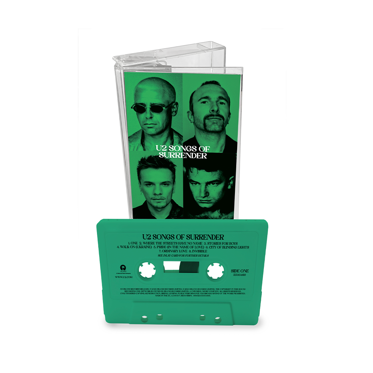 Songs Of Surrender Mint Green Cassette (Limited Edition)